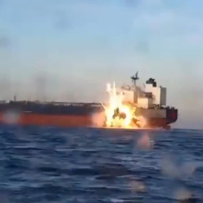 Опубликованы кадры ударов по танкерам в Черном море у берегов Турции