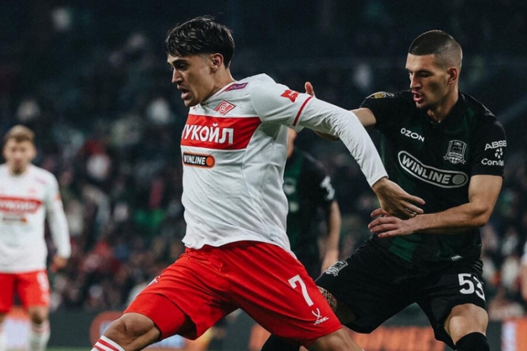 Забивший дубль в победном мачте футболист «Спартака» не будет играть с ЦСКА